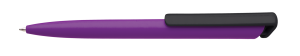 BOIA plastic ballpoint pen purple - Reklamnepredmety