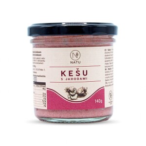 Cashew cream with strawberries 140 g - Reklamnepredmety