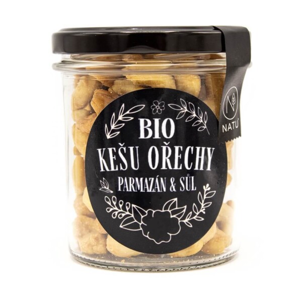 Cashew nuts with Parmesan and Fleur de Sel BIO 160 g