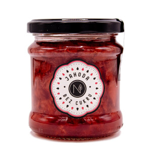 Strawberry extra jam selection without added sugar 205 g - Reklamnepredmety