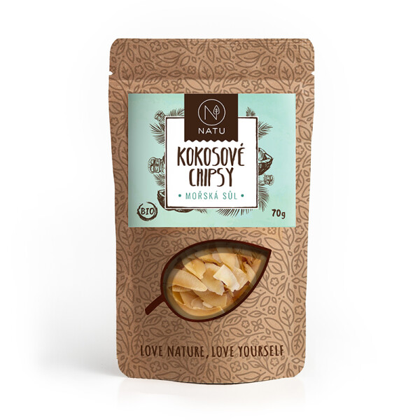 Coconut chips sea salt BIO 70 g