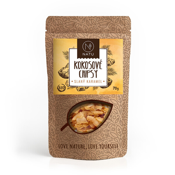 Coconut chips salted caramel BIO 70 g