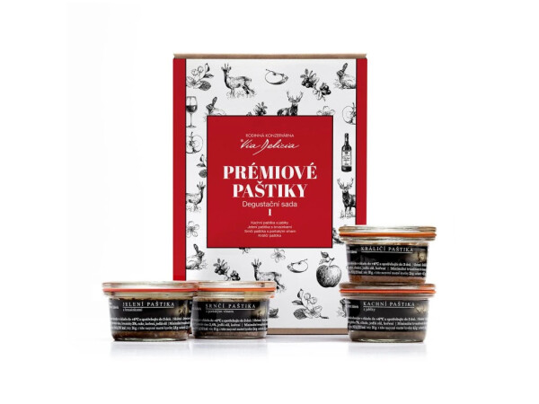Premium pâtés – tasting set 1 (deer, duck, venison, rabbit)