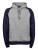 TJ5432 Two-Tone Hooded Sweatshirt - TJ5432_Heather-Grey_Navy - variant Ls 1000181868