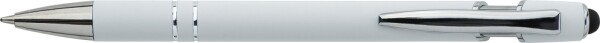 Ballpoint pen with rubberized body