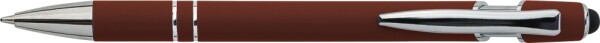 Ballpoint pen with rubberized body