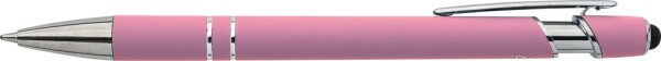 Ballpoint pen with rubberized body