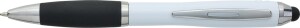 Plastic ballpoint pen with rubber grip - Reklamnepredmety