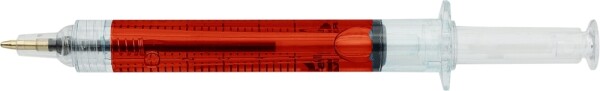 Syringe-shaped pen