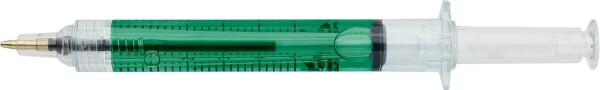 Syringe-shaped pen