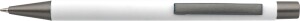 Rubberized ballpoint pen made from recycled aluminum - Reklamnepredmety