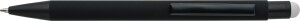 Ballpoint pen with black rubberized barrel - Reklamnepredmety