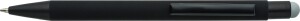 Ballpoint pen with black rubberized barrel - Reklamnepredmety
