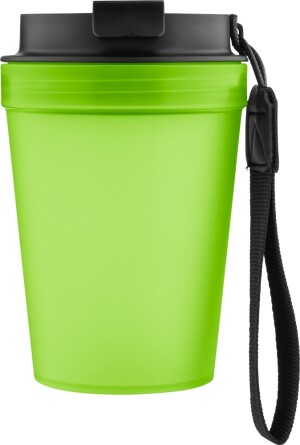 Single-walled thermos mug with wrist strap 350 ml - Reklamnepredmety