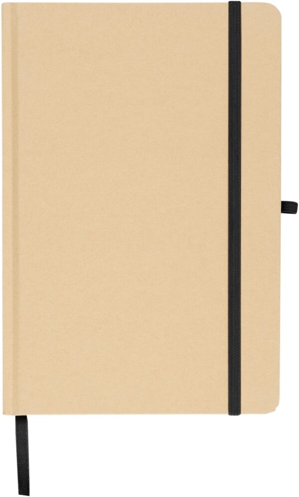 A5 notepad with hard kraft board and aluminum foil on the back