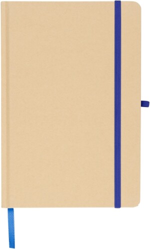 A5 notepad with hard kraft board and aluminum foil on the back - Reklamnepredmety