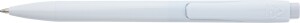 Plastic ballpoint pen with white body - Reklamnepredmety