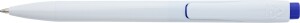 Plastic ballpoint pen with white body - Reklamnepredmety