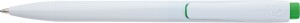 Plastic ballpoint pen with white body - Reklamnepredmety