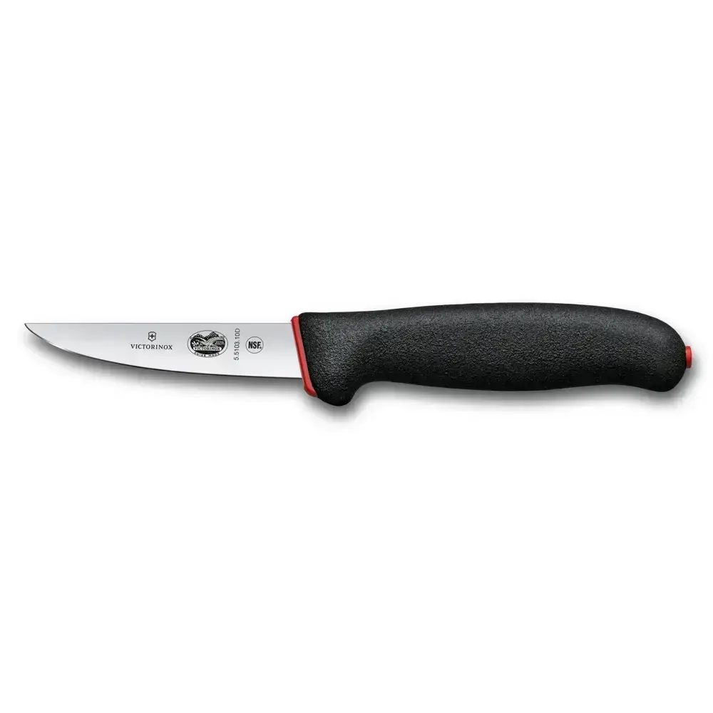 Victorinox Fibrox Dual Grip 5.5103.10D Lúpací nôž 10 cm - čierna/červená - Reklamnepredmety
