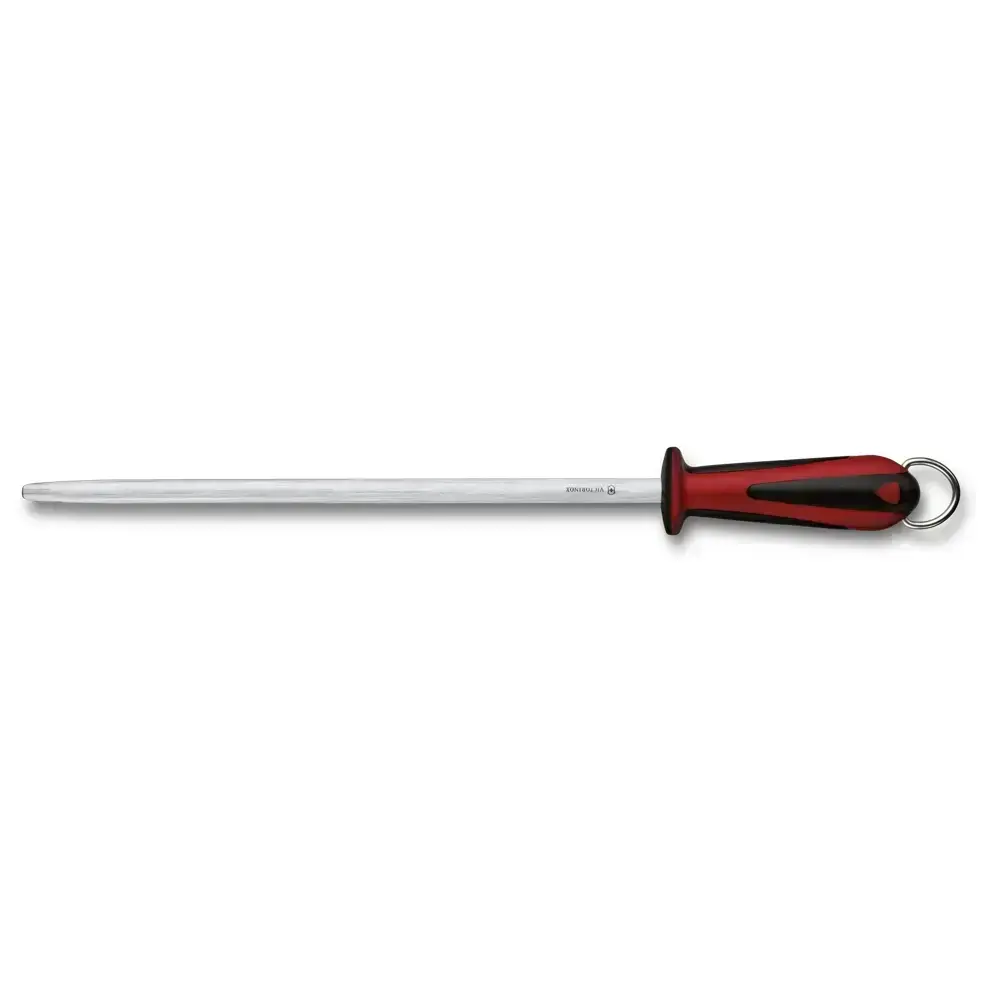 Victorinox 7.8511 Ocieľka 30 cm - micro jemný rez, okrúhly, čierna/červená - Reklamnepredmety