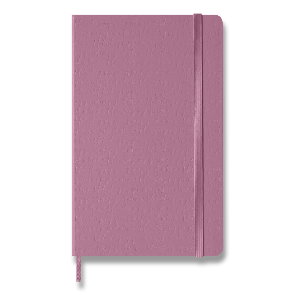 Zápisník Moleskine Colored Patterned - tvrdé dosky, L, čistý, ružový