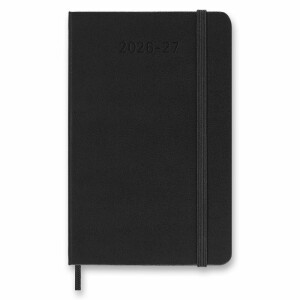 Moleskine 18-month diary 2026-27 - hardcover - S, weekly, horizontal, black - Reklamnepredmety