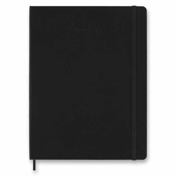 Moleskine 18-month diary 2026-27 - hardcover - XL, weekly, black