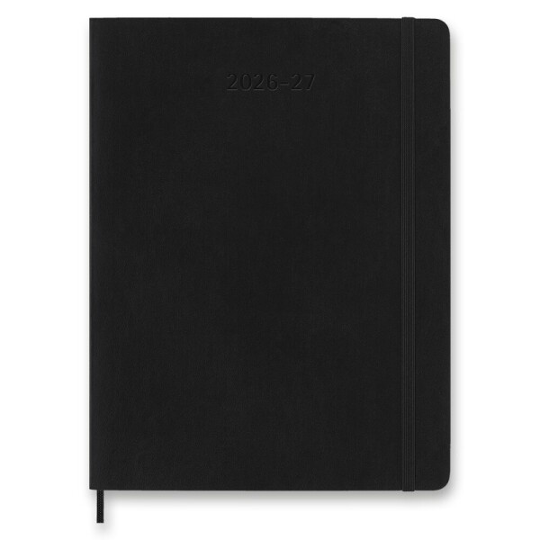 Moleskine 18-month diary 2026-27 - soft cover, XL, weekly - black