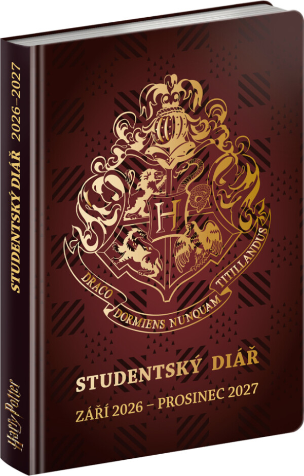 NOTIQUE Student Diary Harry Potter CZ (September 2026 – December 2027), 9.8 x 14.5 cm