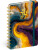 NOTIQUE Petito Spiral 18-Month Diary – Colored Agate 2026/2027, 13 x 18 cm