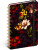 NOTIQUE Spiral 18-month diary Petito – Red flowers 2026/2027, 13 x 18 cm