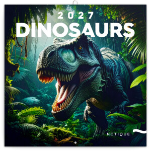 NOTIQUE Notepad Dinosaurs 2027, 30 x 30 cm - Reklamnepredmety
