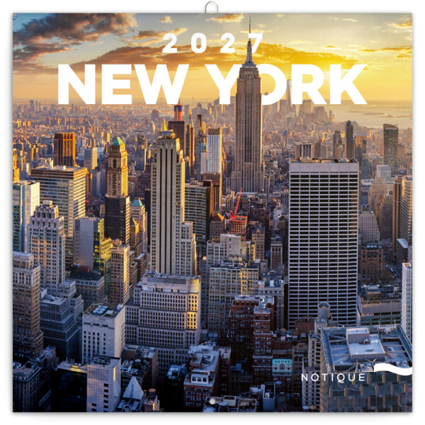 NOTIQUE Notepad New York 2027, 30 x 30 cm