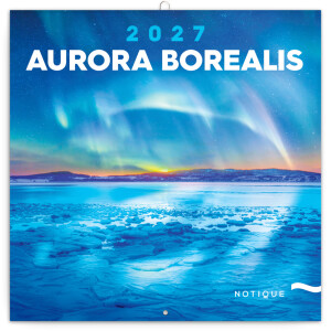 NOTIQUE Calendar Northern Lights 2027, 30 x 30 cm - Reklamnepredmety