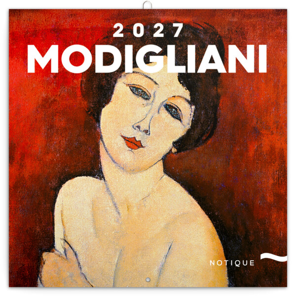 NOTIQUE Calendar Amedeo Modigliani 2027, 30 x 30 cm