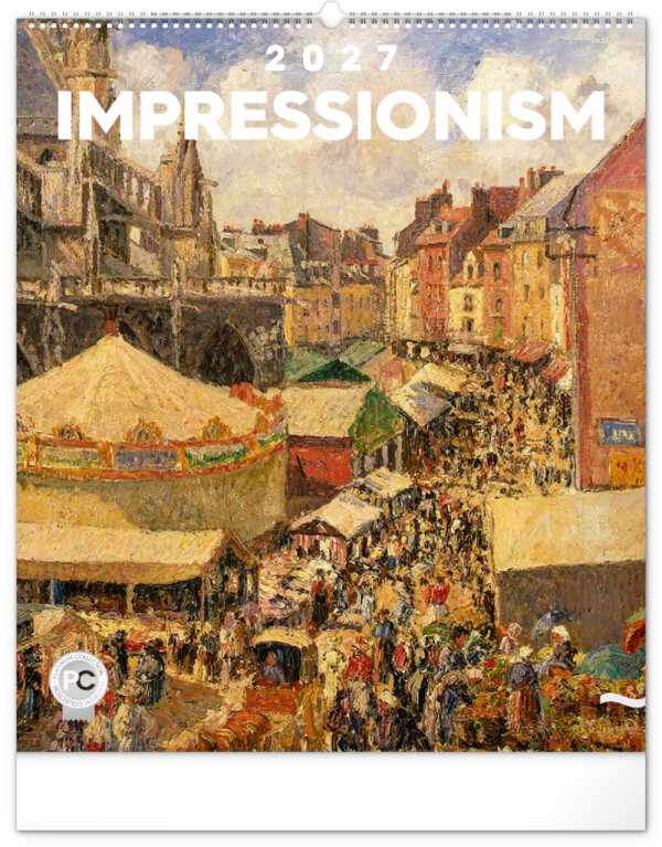 NOTIQUE Wall Calendar Impressionism 2027, 48 x 56 cm
