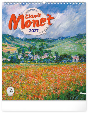 NOTIQUE Wall Calendar Claude Monet 2027, 48 x 56 cm - Reklamnepredmety