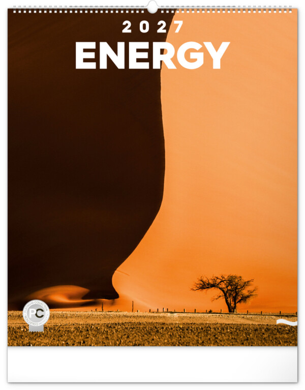 NOTIQUE Wall calendar Energy 2027, 48 x 56 cm