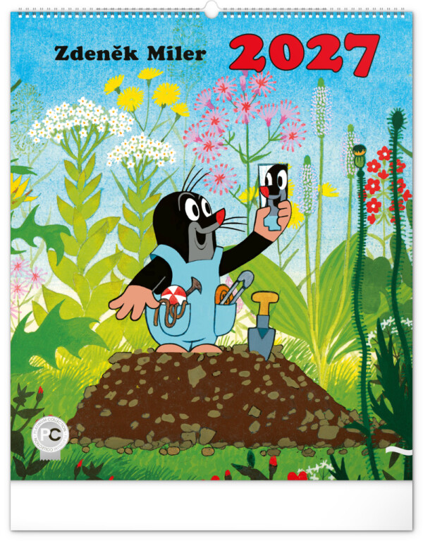 NOTIQUE Wall calendar Mole 2027, 48 x 56 cm