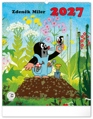 NOTIQUE Wall calendar Mole 2027, 48 x 56 cm - Reklamnepredmety