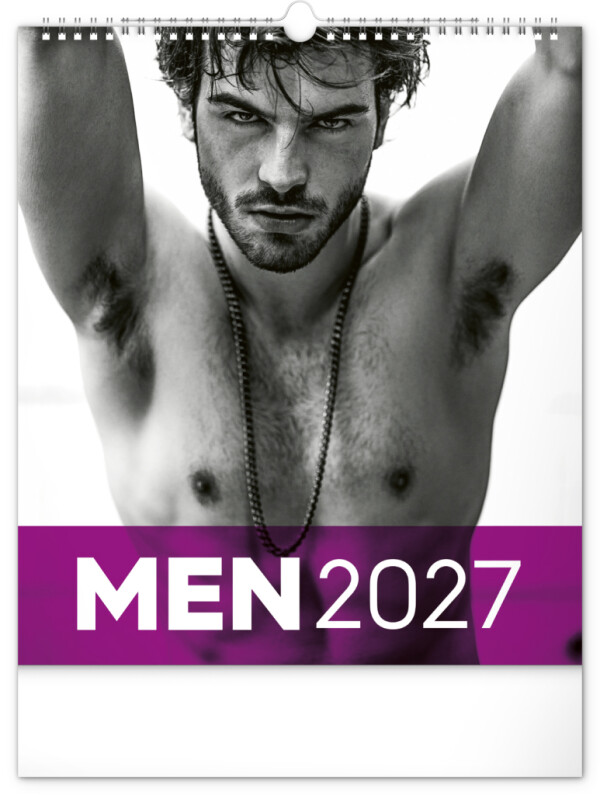 Wall calendar Men 2027, 30 x 34 cm