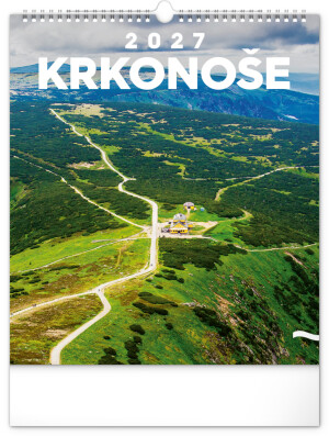 NOTIQUE Wall calendar Krkonoše CZ 2027, 30 x 34 cm - Reklamnepredmety