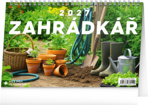 NOTIQUE Desk calendar Gardener CZ 2027, 23.1 x 14.5 cm - Reklamnepredmety