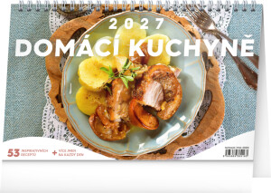 NOTIQUE Desk Calendar Home Kitchen CZ 2027, 23.1 x 14.5 cm - Reklamnepredmety