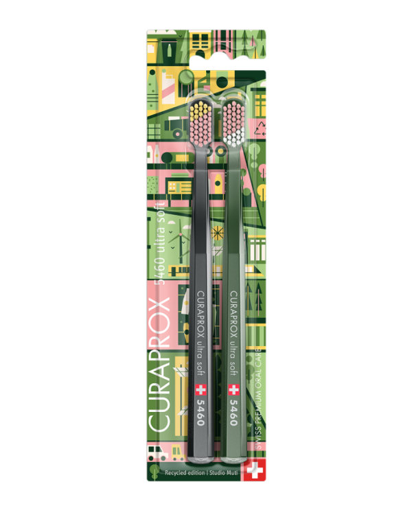 Curaprox CS 5460 toothbrush twin packs – Recycled Edition 2.0