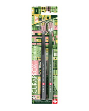 Curaprox CS 5460 toothbrush twin packs – Recycled Edition 2.0 - Reklamnepredmety