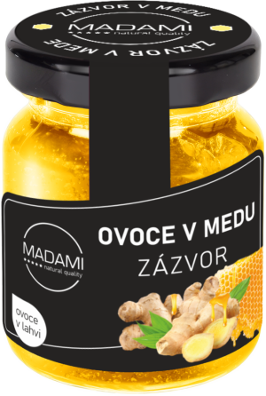 Fruit in honey – ginger 68 g - Reklamnepredmety