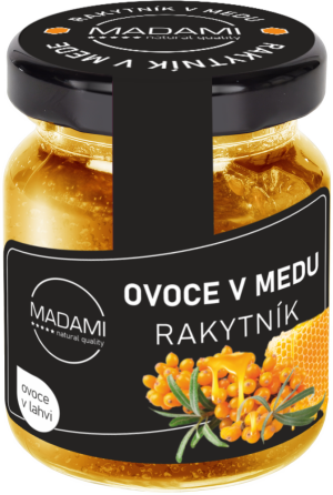 Fruit in honey – sea buckthorn 68 g - Reklamnepredmety