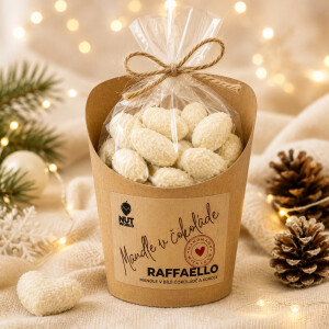 "RAFFAELLO" almonds in cellophane and jar 180 g - Reklamnepredmety